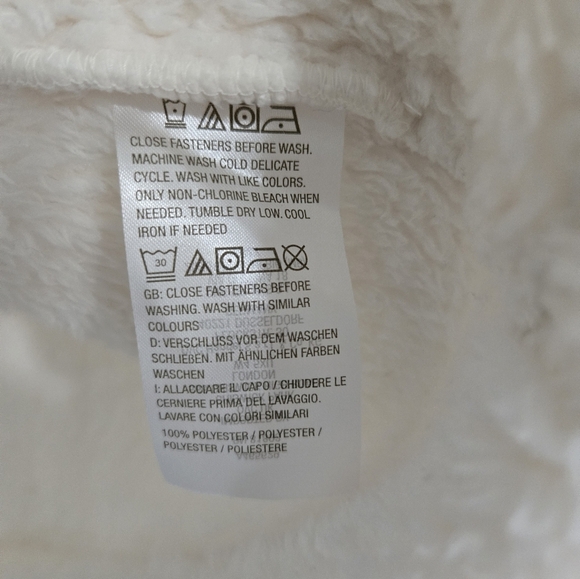 Isaac Mizrahi Soft Fuzzy Jacket Women's Size Large Zip-Up Oversized Stylish - Picture 8 of 8